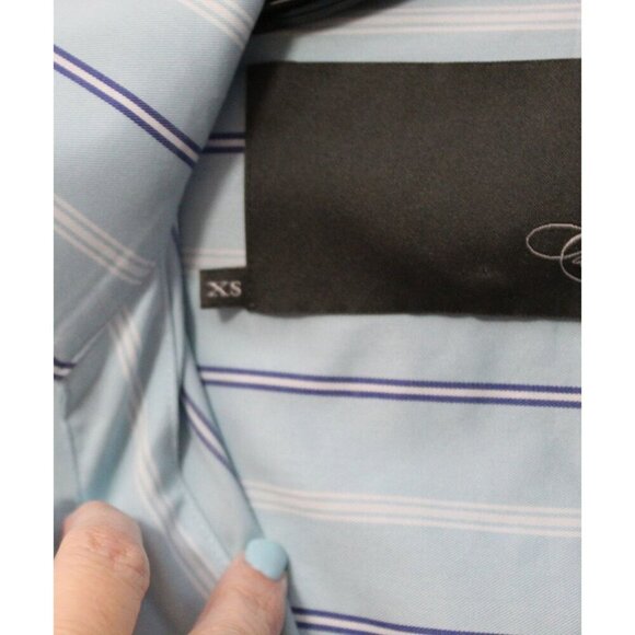 NWT Claridge + King Shirt Dress Size XS Long Sleeve Button Down Stripes - Picture 5 of 6